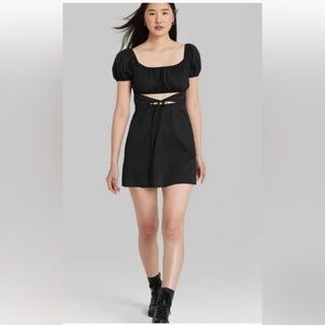 Wild Fable Cutout Black Summer Dress